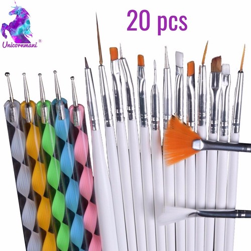 Set spazzole unghie - set, 20