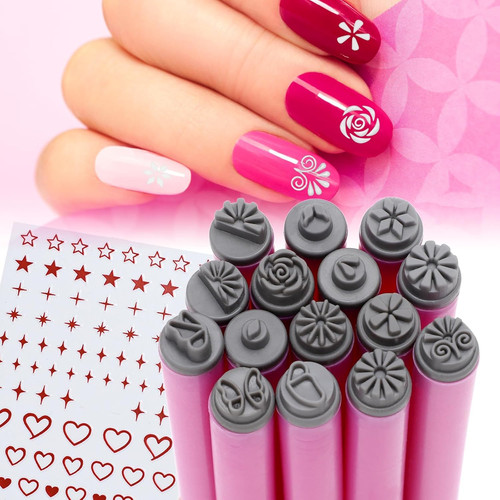 Set penna timbro - nail, art