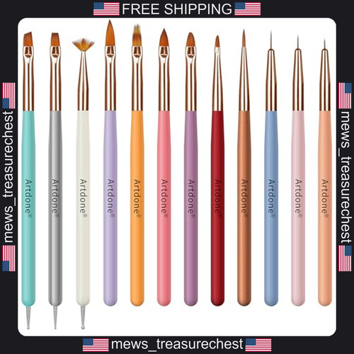 Kit pennelli nail art con - kit,